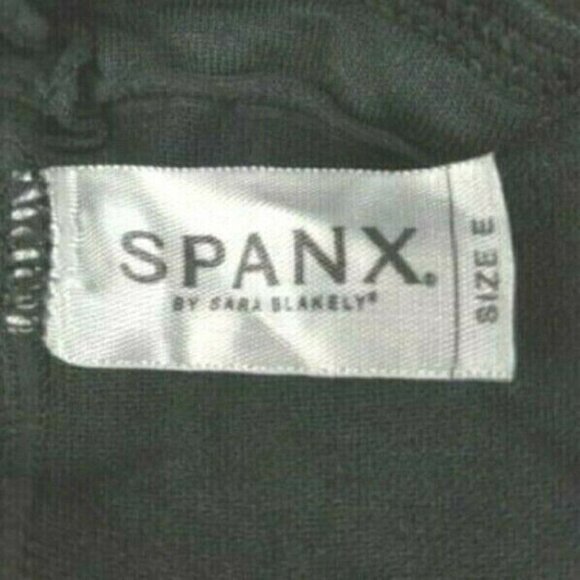 Spanx Womens Footless Tights Black Opaque Shaping Control High Waist Plus Size E - Picture 3 of 8